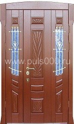 Входная парадная дверь ПР-2 из массива со стеклом, цена 180 000 руб. Входная парадная дверь ПР-2 из массива со стеклом, цена 180 000 руб.